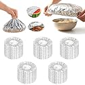 Reusable Aluminum Foil Elastic Food Covers (50)