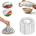Reusable Aluminum Foil Elastic Food Covers (10)