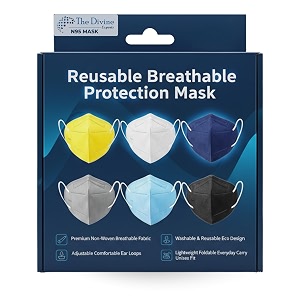 Reusable Washable Face Mask - Breathable