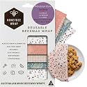 Reusable Beeswax Wraps for Food | 5 Pack | Eco Friendly, Organic, Biodegradable, Plastic Free, Bee's Wrap Bowl Covers and Food Storage | Cling Wrap Alternative