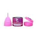 Reusable Collapsible amp Foldable Silicone Menstrual Cup