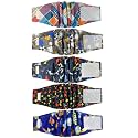 Reusable Dog Diapers Male High Absorbing Belly Band for Male Dogs Washable Dog Belly Band with Cute Patterns 5packs (XL, 18” - 21” Waist)