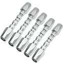 Reusable Hydraulic Hose Field Repair Kit, 1/2'' 3/8'' 1/4'' for Hydraulic Hose Crimper Fittings Size #08#06#04 (5PCS 1/2")