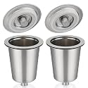 Reusable Stainless Steel Filter Cup for Cuisinart, Compatible with Cuisinart #SS-RFC HomeBarista Reusable Filter Cup (2 Pack)