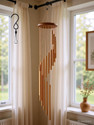 REVATAKG 15 Aluminum Tubes Rotate Wind Chimes Tube Tones Magical Sounds Home Decoration Aluminium Windchime