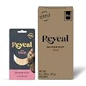 Reveal Natural Cat Treats, Single Ingredient Treat for Cats, Grain Free, Whole Salmon Loin, Bags, 1.06 Ounce (Pack of 36)