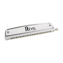 REVEL RVL-HA24SCS Harmonica For Beginner, Hobbyist, Professional Silver