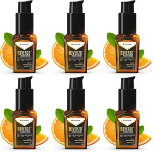 reverzo glenmark serum 20 vitamin chyaluronicskin brightening-20ml x pack of 6 120 ml