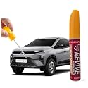 Revive touchup paint pen compatible with Tata Nexon colors, factory Quality &amp; matched 2K paint (Pure Grey (TAT7005))
