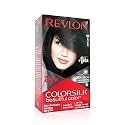 Revlon ColorSilk Permanent Hair Color For Women, Salon Perfect Hair Colour at Home with 100% Grey Coverage | Pro-Keratin &amp; No Ammonia | Up to 8 Weeks of Colour | Shade - Soft Black 1WN (Pack of 1)