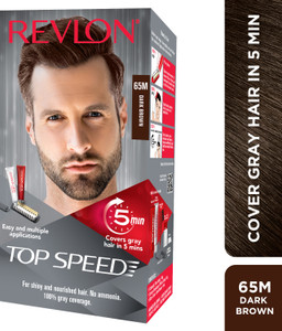 revlon top speed hair color man dark brown 65m