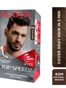revlon top speed hair color man natural brown 60m