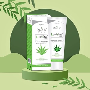 lukone aloe vera amp vitamin e cream  soothing relief for dry itchy skin  hydrating healing moisturizer for sensitive skin  60 gm