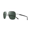 Revo Sunglasses Arthur: Polarized Crystal Glass Lens with Metal Aviator Frame