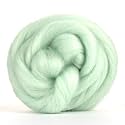 Revolution Fibers Dyed Corriedale Wool | 8 Ounces of Premium Combed Wool Top | 26 Micron, 100% Pure Corriedale Wool Roving, Ethically Sourced (Peppermint Green)