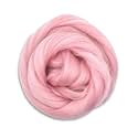 Revolution Fibers Dyed Corriedale Wool | 8.2 Ounces of Premium Combed Wool Top | 26 Micron, 100% Pure Corriedale Wool Roving, Ethically Sourced (Candy Floss Pink)