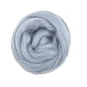 Revolution Fibers Dyed Corriedale Wool | 8.2 Ounces of Premium Combed Wool Top | 26 Micron, 100% Pure Corriedale Wool Roving, Ethically Sourced (Seal Gray)