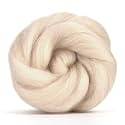 Revolution Fibers Dyed Corriedale Wool | 8 Ounces of Premium Combed Wool Top | 26 Micron, 100% Pure Corriedale Wool Roving, Ethically Sourced (Eggshell Biege)