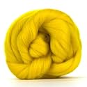 Revolution Fibers Dyed Corriedale Wool | 8 Ounces of Premium Combed Wool Top | 26 Micron, 100% Pure Corriedale Wool Roving, Ethically Sourced (Buttercup Yellow)