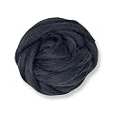 Revolution Fibers Dyed Corriedale Wool | 8.2 Ounces of Premium Combed Wool Top | 26 Micron, 100% Pure Corriedale Wool Roving, Ethically Sourced (Raven Black)