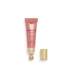 revolution pro plump lip oil peach glossy