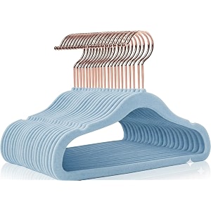 kids velvet hangers 113939 inch premium non slip kids felt hangers for closet space saving toddler clothes hanger for youth39s childrens39 clothes 10 light blue