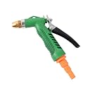 Pressure Water Spray Gun Car Bike Washing Water Pressure Booster Brass Nozzle Suitable for 1/2 Nozzles Hose Pipe Clean Shave Car/ (Green)