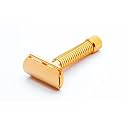 Rex Envoy Gold-Plated Stainless 3-Piece Double Edge Razor