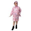 100% Waterproof Raincoat/Rainwear for Kids Boys/Girls (Unisex) with Pockets, Head Cap, Backpack Bag Protection.