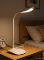 REXBURG Rechargeable LED Touch On/Off Switch USB Charging(White) Study Lamp Study Lamp