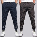 Reya Solid Men Blue Grey Track Pants