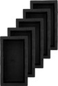 Reyal Black 8X4 Brick Paver Mould |Interlocking Paver Mould (pack of 5) Column Cap & Base