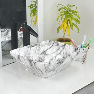 reyal imported wash basin for bathroom size  1334 x 1534x 5534 table top basin wash basin over counter wash basin only vessel sink italian marble