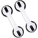 Reyiu Grab Bars for Shower, Updated 12" Shower Handle for Seniors, 2 Pack