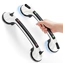 Reyiu Grab Bars for Shower, Updated 16.8" Shower Handle for Seniors, 2 Pack