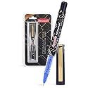 Reynolds TRIMAX GOLD RollerBall Pen SET - 1 PEN BLUE | PREMIUM PEN FOR GIFTING | LUXURY PENS FOR WRITING | PEN FOR PROFESSIONALS | 0.5 mm TIP SIZE