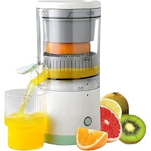 rezekrechargeable citrus juicer orange squeezer mosambi juicer wireless portable juicer blender with usb charging electric fruit juicer for travel amp kitchen purpose