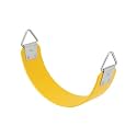 REZNOR Heavy Duty Flexible EVA Swing Seat with Metal Triangle Ring for Kids &amp; Adults - Yellow | 300KG Weight Limit