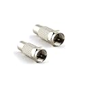 RF to Coax Adapter, 2PCS F Plug Female Adapter F Type Male Plug Coax to RCA Female Jack RF Video TV Connector Compatible for 2600
