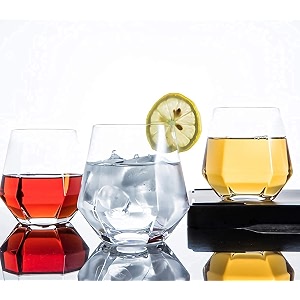 rfs italian premium aqua crystal clear whiskey scotch glass transparent glass for cafe kitchen restaurant perfect serving for juice whisky scotch cocktails 6329 6 pcs