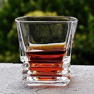 rfs italian premium aqua crystal clear whiskey scotch glass transparent glass for cafe kitchen restaurant perfect serving for juice whisky scotch cocktails 9557 6 pcs