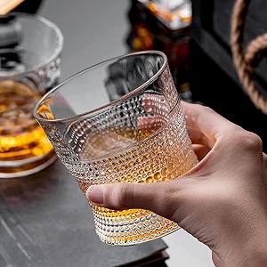 rfs italian premium aqua crystal clear whiskey scotch glass transparent glass for cafe kitchen restaurant perfect serving for juice whisky scotch cocktails 4358 4 pcs