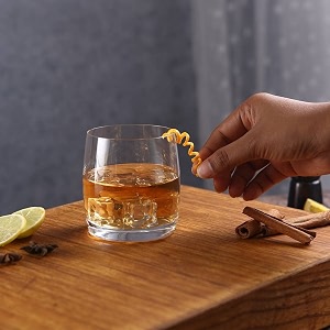 rfs italian premium aqua crystal clear whiskey scotch glass transparent glass for cafe kitchen restaurant perfect serving for juice whisky scotch cocktails 3276 4 pcs