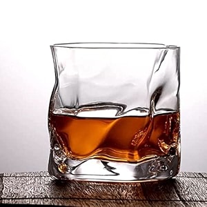 rfs italian premium aqua crystal clear whiskey scotch glass transparent glass for cafe kitchen restaurant perfect serving for juice whisky scotch cocktails 7435 2 pcs