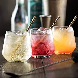 rfs italian premium aqua crystal clear whiskey scotch glass transparent glass for cafe kitchen restaurant perfect serving for juice whisky scotch cocktails 9963 12 pcs