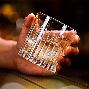 rfs italian premium aqua crystal clear whiskey scotch glass transparent glass for cafe kitchen restaurant perfect serving for juice whisky scotch cocktails 4716 2 pcs