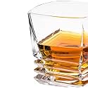 RFS Italian Premium Aqua Crystal Clear Whiskey Scotch Glass Transparent Glass for Cafe, Kitchen, Restaurant Perfect Serving for Juice, Whisky, Scotch, Cocktails (9557, 10 pcs)