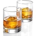 RFS Italian Premium Aqua Crystal Clear Whiskey Scotch Glass Transparent Glass for Cafe, Kitchen, Restaurant Perfect Serving for Juice, Whisky, Scotch, Cocktails (2469, 4 pcs)