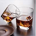 RFS Italian Premium Aqua Crystal Clear Whiskey Scotch Glass Transparent Glass for Cafe, Kitchen, Restaurant Perfect Serving for Juice, Whisky, Scotch, Cocktails (2748, 8 pcs)