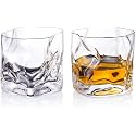 RFS Italian Premium Aqua Crystal Clear Whiskey Scotch Glass Transparent Glass for Cafe, Kitchen, Restaurant Perfect Serving for Juice, Whisky, Scotch, Cocktails(7435, 8 pcs)
